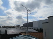 神奈川県相模原市中央区清新　アンテナ工事　アンテナ建て替え工事　アンテナ修理（テレビが映らない：E202エラー表示）700M電波障害該当の古いブースター