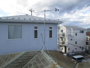 神奈川県海老名市中野　アンテナ工事　共同アンテナから切替えアンテナ工事　アンテナ建て替え工事　BSアンテナ修理（BSが映らない）