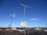 神奈川県相模原市中央区緑が丘　アンテナ工事　BS混合工事（お客様お手持ちBSアンテナ再利用）