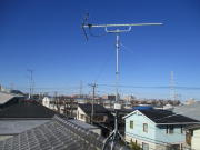 神奈川県相模原市緑区原宿南　アンテナ修理（テレビが映らない：E202エラー表示）ブロックノイズが入る　アンテナ工事　アンテナ建て替え工事　4k8k対応BS混合工事