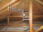 神奈川県相模原市南区当麻　新築アンテナ工事　天井裏・屋根裏アンテナ工事施工例