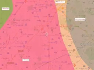 大和市の地デジアンテナ電波受信状況参照図